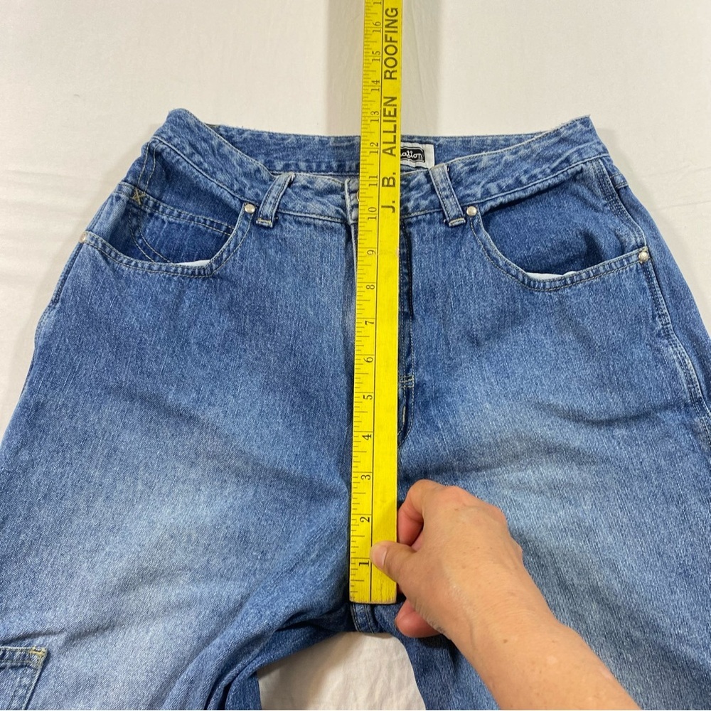 Xhilaration Jeans women’s 5 Wide leg Flare jeans side leg pocket Jeans - Picture 7 of 8